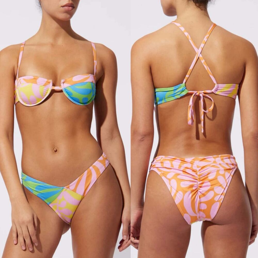 Solid & Striped Sienna Two-Piece Bikini Swim Set Medium